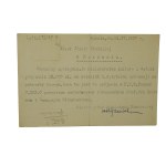 Józefa Orańska - zestaw 10 kart pocztowych z korespondencją do J. Orańskiej z nagłówkiem Biblioteki Kórnickiej, lata 1938-39 i 1946-48