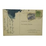 Józefa Orańska - zestaw 10 kart pocztowych z korespondencją do J. Orańskiej z nagłówkiem Biblioteki Kórnickiej, lata 1938-39 i 1946-48