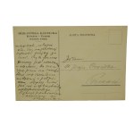 Józefa Orańska - zestaw 10 kart pocztowych z korespondencją do J. Orańskiej z nagłówkiem Biblioteki Kórnickiej, lata 1938-39 i 1946-48