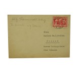 Józefa Orańska - zestaw 10 kart pocztowych z korespondencją do J. Orańskiej z nagłówkiem Biblioteki Kórnickiej, lata 1938-39 i 1946-48