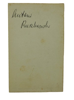 Fotografia kartonikowa CDV Antoni Ruszkowski h. Pobóg , wykonana w zakładzie E.Painera, Warszawa Nowy Świat
