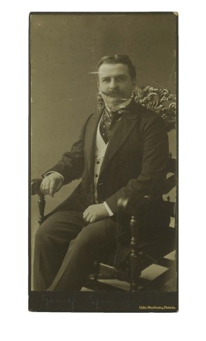 CDV cardboard photograph by Georg Springer taken at the Udo Mertens factory in Poznan, Poland.