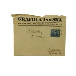 GRAFIKA POLSKA miesięcznik , korespondencja do stałego współpracownika w sprawie umieszczenia nazwiska w spisie oraz honorarium za teksty, datowana 28.XI.1921r.