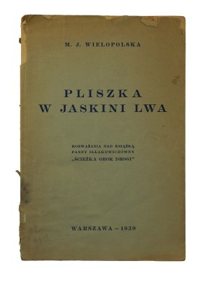 KAZIMIERA IŁLAKOWICZÓWNA - a letter from the author of 