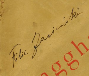 JASIEŃSKI Feliks - Manggha , autograf autora! , Warszawa 1901r., wydanie I