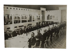 [WARSAW] Union of Mental Railway Workers, stamp of photographic studio J.Rózewicz
