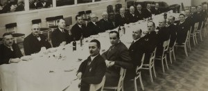 [WARSAW] Union of Mental Railway Workers, stamp of photographic studio J.Rózewicz