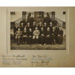 TORUŃ - Niższe Seminarium Duchowne w Toruniu, redemptoryści, Hotel Kaiserhof Sannsouce, autografy części osób widocznych na zdjęciu