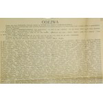 ODEZWA w sprawie pomnika dla Karola Marcinkowskiego, lista osób które dokonały wpłaty [śmietanka towarzyska przedwojennego Poznania i Wielkopolski]