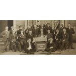 [UNIEMYŚL] (gm. Lubawka) Związek Czeladników, 1910r., zdjęcie grupowe