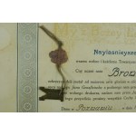 My z Bożey łaski uczniowe Gutenberga - LIST CHRZTU , wyzwolenia na drukarza, Poznań 1 stycznia 1929 roku