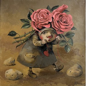 Katarzyna Slavianska - Kucz, Two Roses, 2024