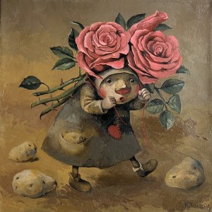 Katarzyna Słowiańska - Kucz, Dwie róże, 2024
