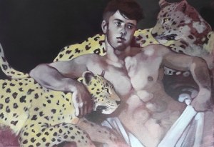 Jakub Godziszewski, Mężczyzna z lampartami, 2023