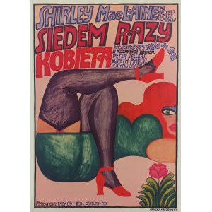 proj. Andrzej KRAJEWSKI (1933-2018), Siedem razy kobieta, projekt z 1968, druk 2015