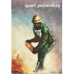 proj. Henryk LASKOWSKI (b. 1951), Fire Sports. Poster autographed by the artist.