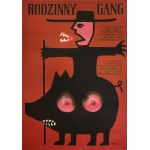 proj. Jerzy FLISAK (1930 - 2008), Family gang, 1974