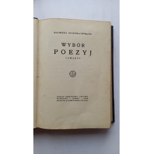 Wybór Poezyj Przerwa-Tetmajer PÓŁSKÓREK 1918 R. /m.