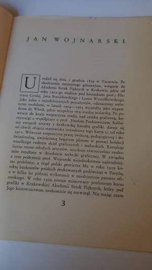 Jan Wojnarski Catalogue of the exhibition TPSP Krakow 1939.