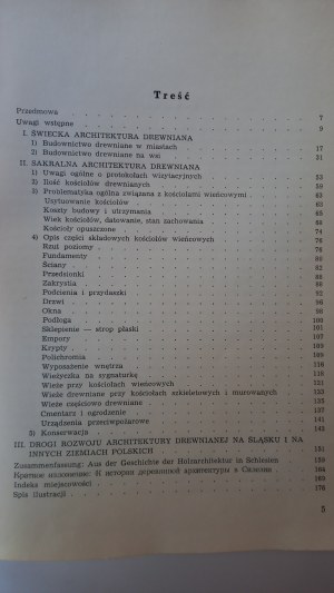 From the history of wooden architecture in Silesia Matuszczak /m.