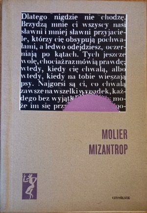 The Misanthrope by Molière transl. Kott il. Zamecznik 1967 /m.