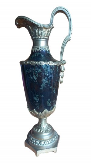Amphora bronze gilt marble 19th century.