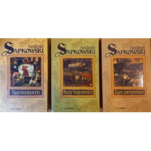 Trylogia husycka Lux Perpetua Narrenturm Boży wojownicy Sapkowski /m.