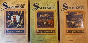 Hussite trilogy Lux Perpetua Narrenturm Boży wojownicy Sapkowski /m.