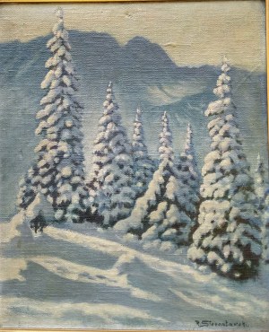 Christmas trees in the snow Roman Sieroslawski
