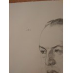 Portret litografia Hermann Struck