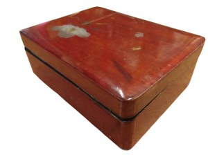 Casket wood laka Japan circa 1900.