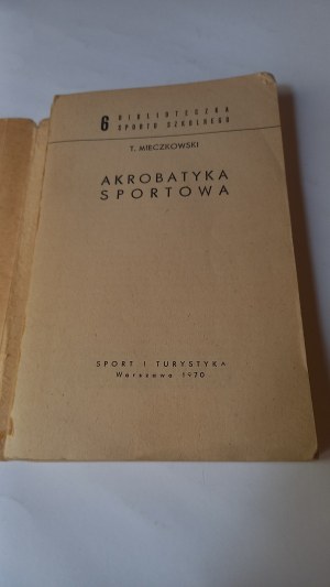 Sports acrobatics Mieczkowski 1970.
