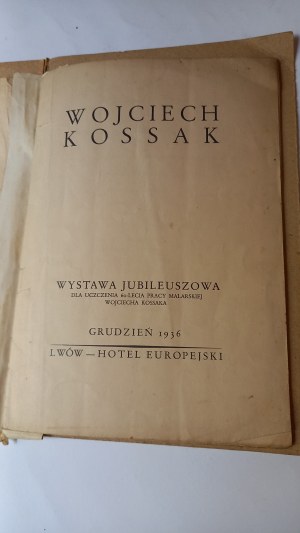 Wojciech Kossak Exhibition Catalog Lviv 1936.