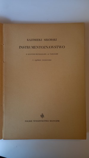 Instrumentology Kazimierz Sikorski