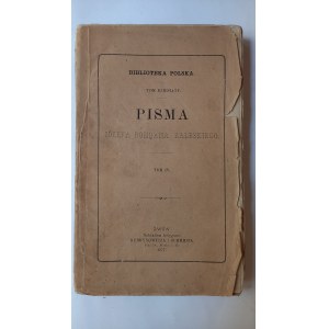 Pisma Józefa Bohdana Zaleskiego tom IV 1877 r.
