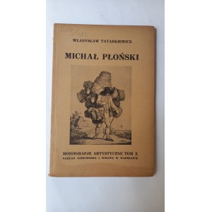 Michał Płoński monografie artystyczne Władysław Tatarkiewicz 1926 r.