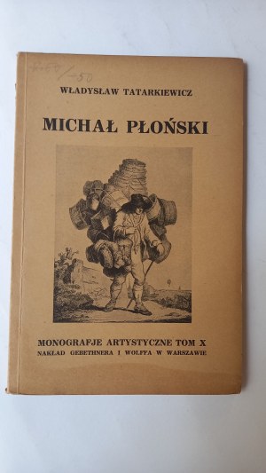 Michal Plonski art monographs Wladyslaw Tatarkiewicz 1926.