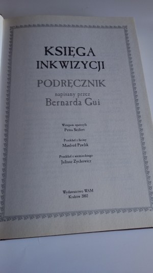 Book of Inquisition Manual written by Bernard Gui /m.