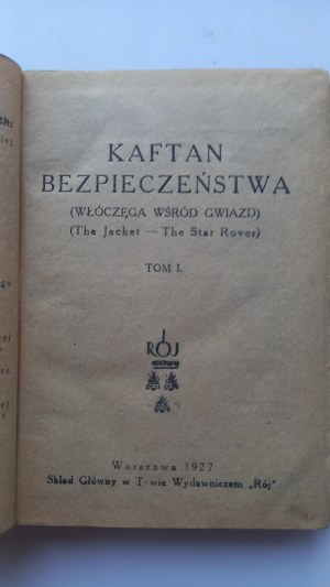 Safety kaftan /I + II/ Jack London 1927 /m.
