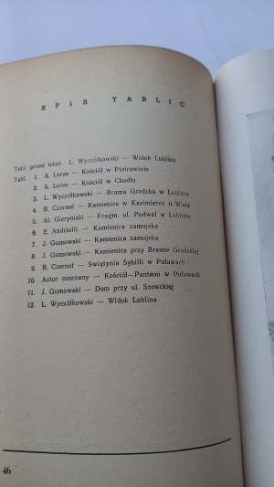 Architecture of Lublin Region Exhibition Catalogue 1951 /m.