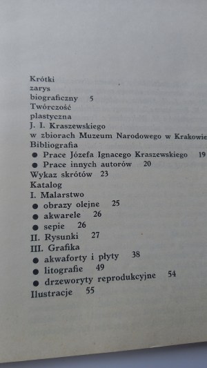 Visual works of Józef Ignacy Kraszewski Helena Kicianka /m.