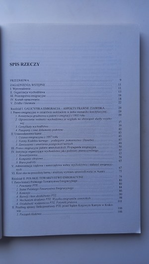 Emigration crimes in Galicia 1897-1918 Grzegorz Maria Kowalski /m.