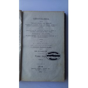 Chronologia albo porządne według lat zebrane .. monastyr św. Spasa Ignacy Stebelski 1867 r. /m.