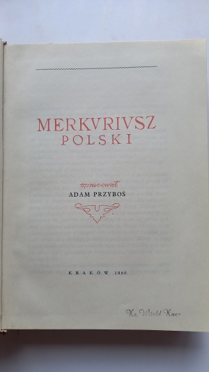 Merkuriusz Polski 1661 - 1961 - opr. Adam Przyboś /m.