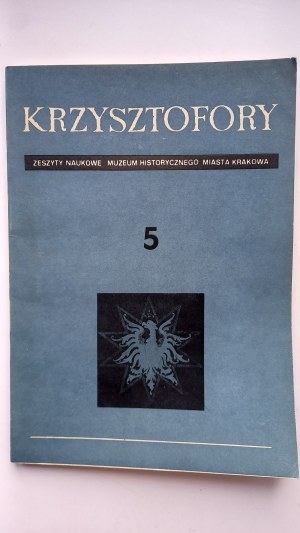 Krzysztofory Zeszyty Naukowe nr. 5 1978 /m.