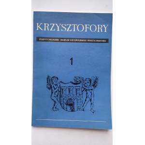 Krzysztofory Zeszyty Naukowe Nr. 1 1974 r. /m.