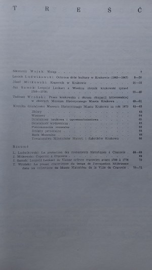 Krzysztofory Zeszyty Naukowe Nr. 1 1974 /m.