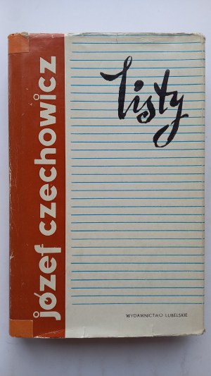 Jozef Czechowicz letters opr. Tadeusz Kłak /m.