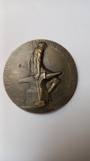 Medal International Exhibition Liege 1930 J. Witterwulghe
