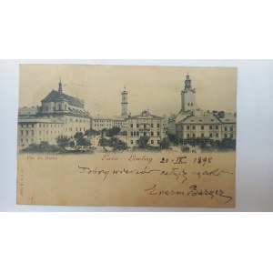 Lwów Plac św. Ducha przed 1898 r.